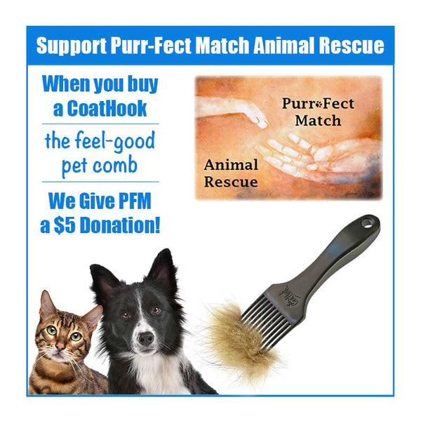 A CoatHook to Benefit <br />Purr-fect Match Animal Rescue<br /><br />