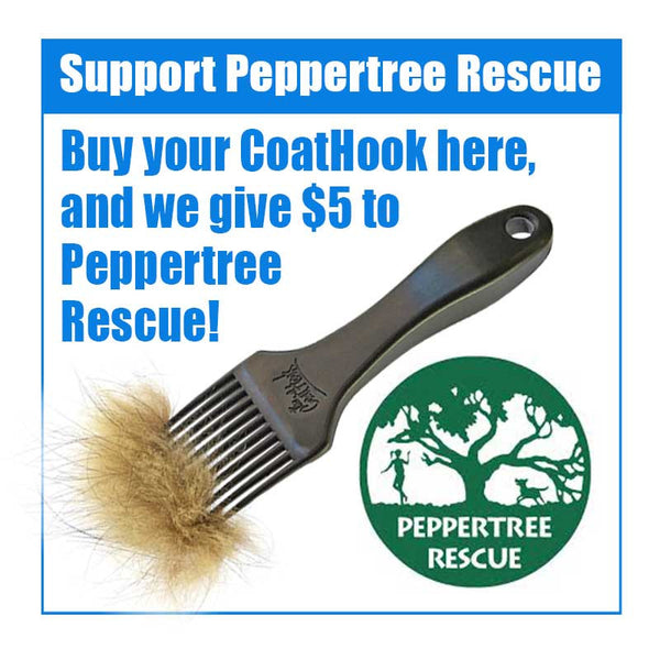 A CoatHook to Benefit <br />Peppertree Rescue