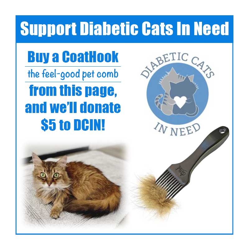 A CoatHook to Benefit Diabetic Cats In Need