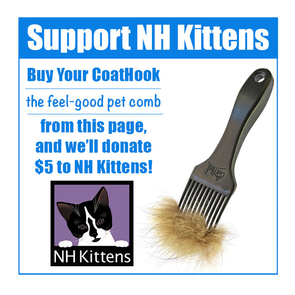 A CoatHook to Benefit <br />NH Kittens