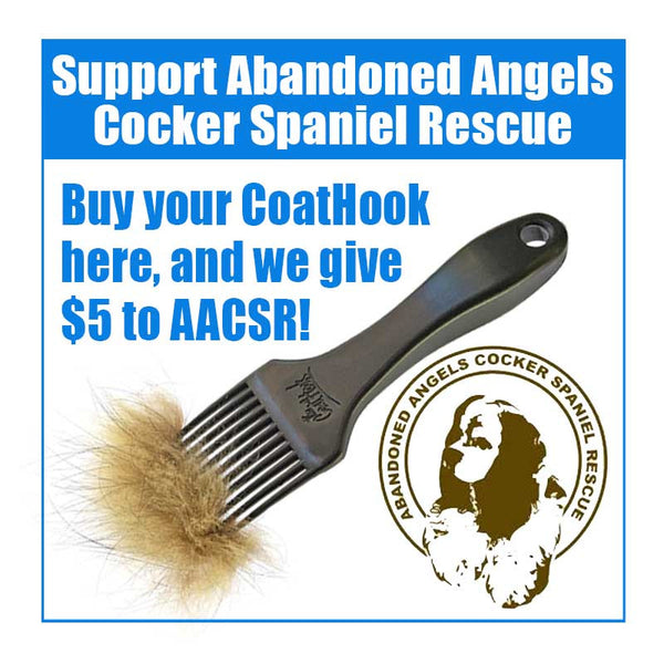 A CoatHook to Benefit <br />Abandoned Angels Cocker Spaniel Rescue