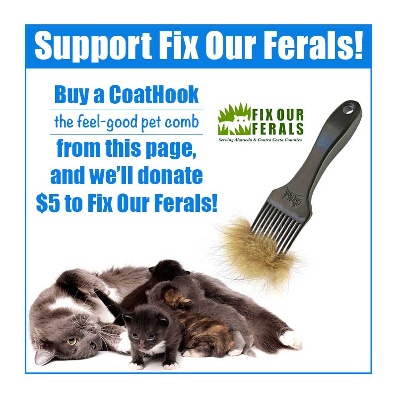 A CoatHook to Benefit <br />Fix Our Ferals