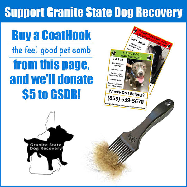A CoatHook to Benefit <br />Granite State Dog Recovery