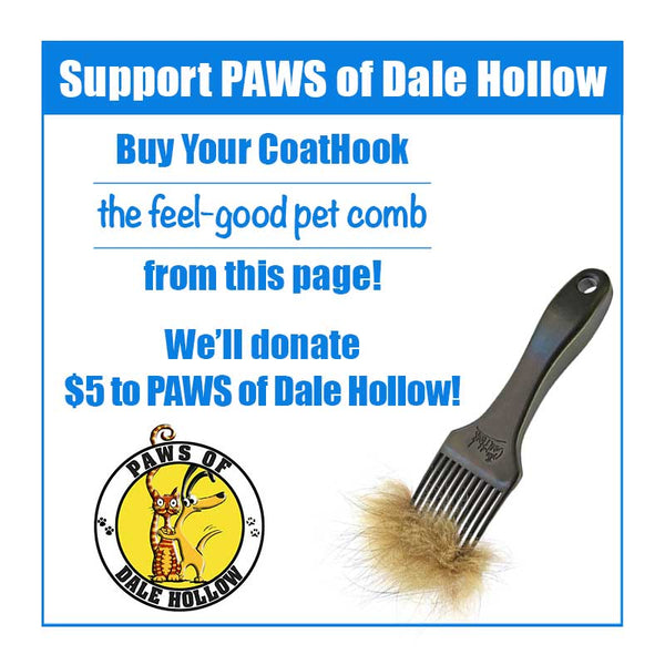 A CoatHook to Benefit <br />Paws of Dale Hollow