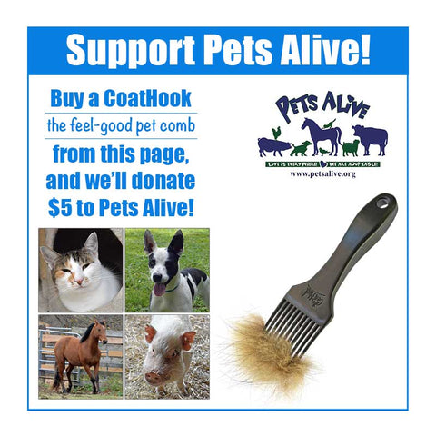 A CoatHook to Benefit <br />Pets Alive