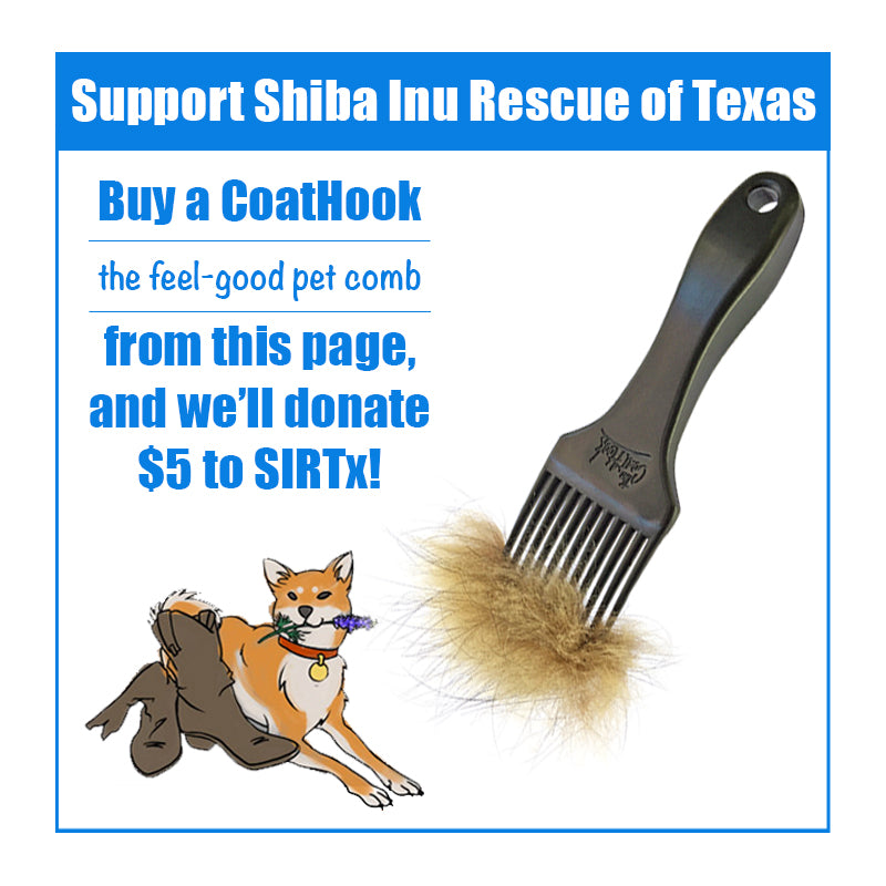 A CoatHook to Benefit <br />Shiba Inu Rescue of Texas