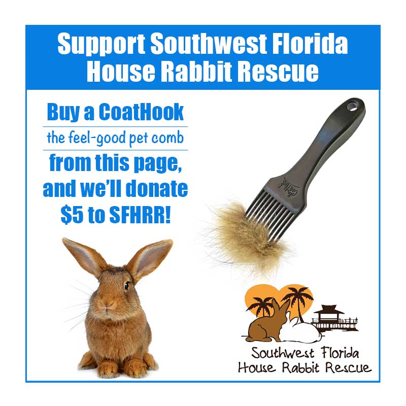 A CoatHook to Benefit <br />Southwest Florida House Rabbit Rescue<p></p>