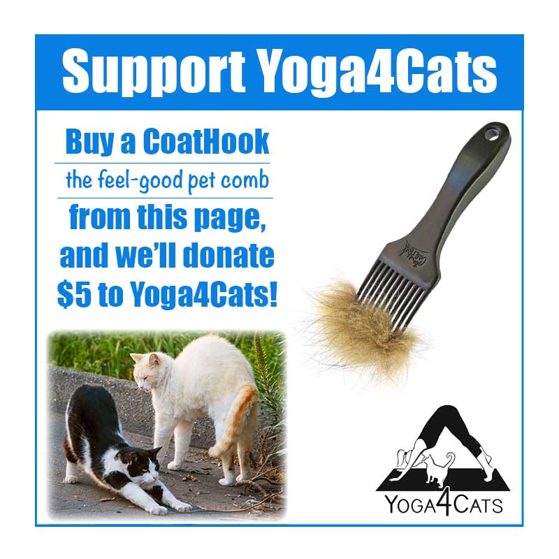 A CoatHook to Benefit Yoga4Cats<br/><br/>